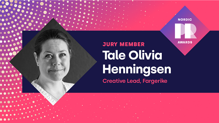 PR Awards jury 2023 Tale Olivia Henningsen