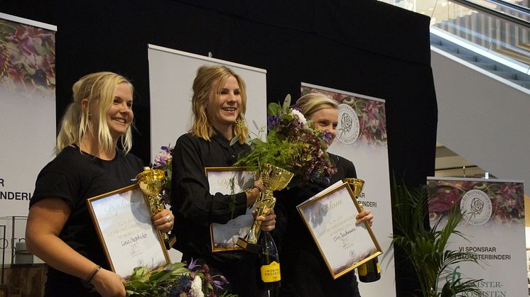 Marinette Månsson tog hem en knivskarpt jämn vinst i seniorklassen.  2:a Lina Supsticks, 3:a Elin Jacobsson