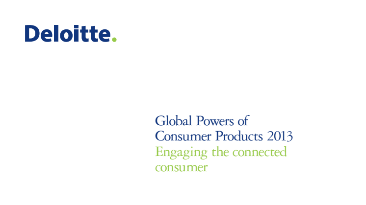 Kansainvälinen Global Powers of Consumer Products 2013 -raportti