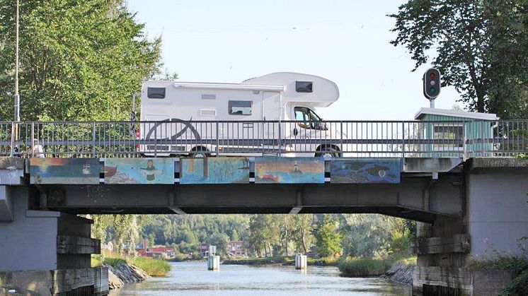 Västra kanalen i Härnösand är stängd för all båttrafik 9-10 juni
