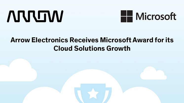 Arrow Electronics tar emot pris för Microsoft Cloud Solutions Growth