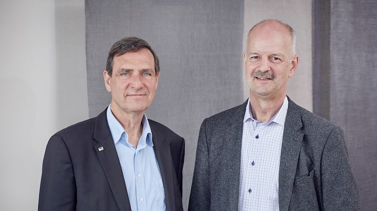 Hans-Martin Friis Møller, direktør i Kalundborg Forsyning, og Carl Hellmers, direktør i Fredericia Fjernvarme a.m.b.a., eksterne medlemmer af KommuneKredits Grønne Komité.