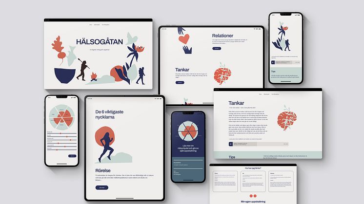 HiQ builds an interactive website based on Anders Wallensten’s youth version of Hälsogåtan.