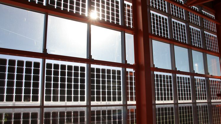 Solceller på Örtoftaverket