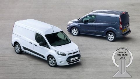 Nye Ford Transit Connect ble kåret til Årets Internasjonale Varebil 2014. Ford er første varebilprodusent som vinner prisen to år på rad 