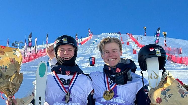 Walter Wallberg och Rasmus Stegfeldt etta respektive tvåa i världscupen i Alpe d´Huez!