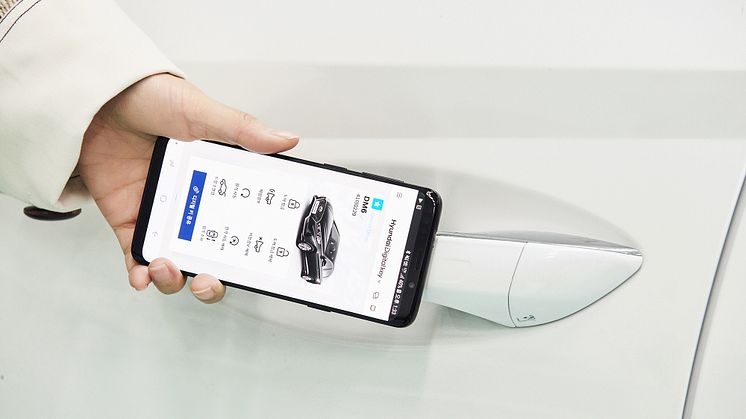 Hyundai utvecklar digital bilnyckel för smartphones