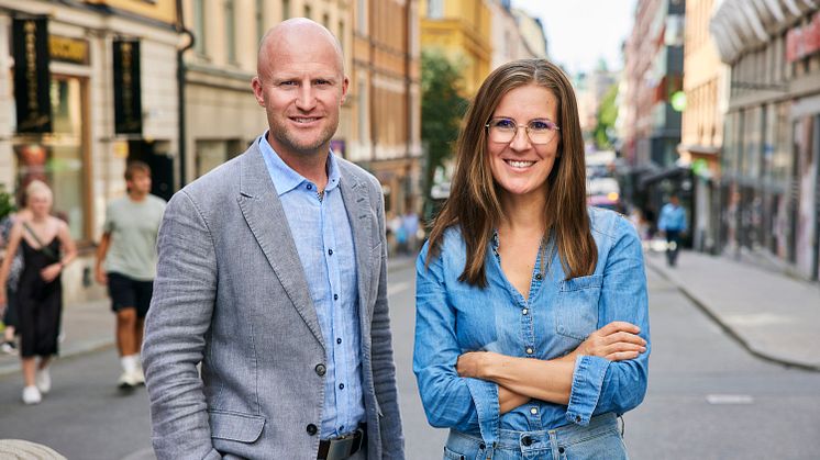 Markus Wikner och Evelina Stucki. Fotograf: Fredrik Persson.