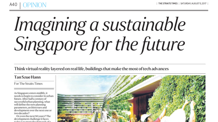 Imagining a sustainable Singapore for the future