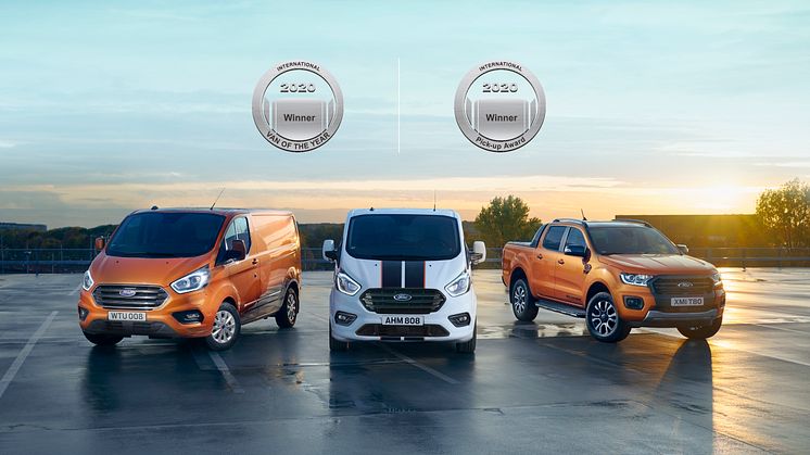 A díjnyertes Ford Transit PHEV és Ford Ranger