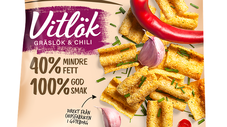 Ljusare bakgrund Linschips Vitlök, gräslök & chili.png