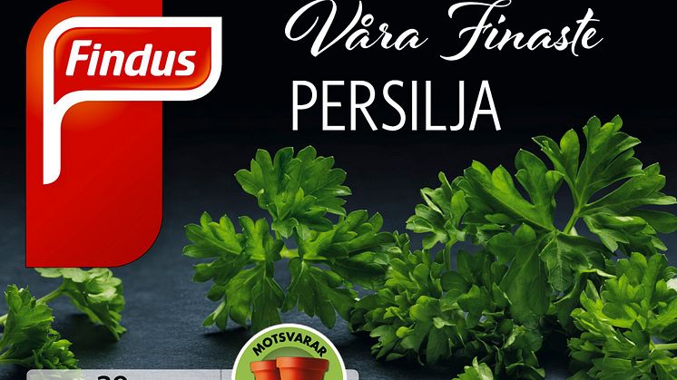 Findus återkallar produkten Våra finaste Persilja 30 gram, artikelnummer 3134