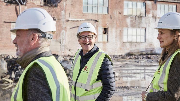 Fra venstre: Robin Feddern, Lars Holst og Berit Hoelgaard Didriksen