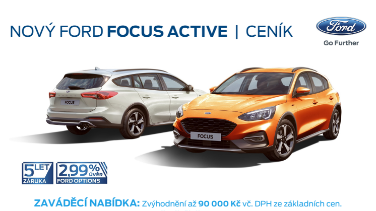 Ceník Ford Focus Active