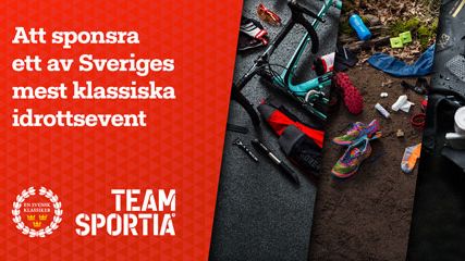 Team Sportia är nominerade till Årets bästa sponsring i Guldhjulet