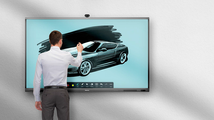 Hisense sin nye WR6B-serie av interaktive skjermer tilbyr en alt-i-ett løsning for møterom og utdanningsinstitusjoner