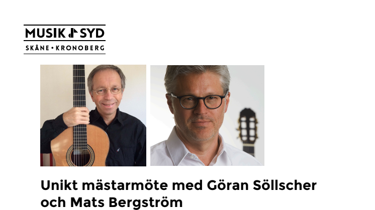 Unikt mästarmöte med Göran Söllscher och Mats Bergström