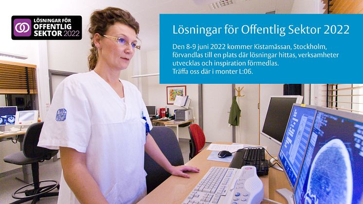 Träffa oss på Sveriges största mässa för offentlig sektor