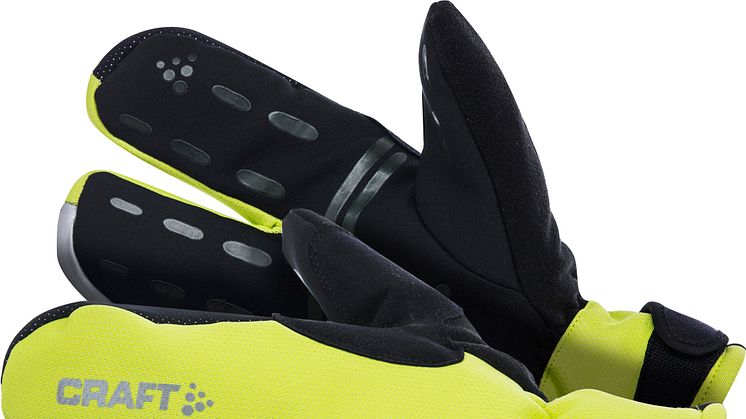 Bike thermal split finger glove