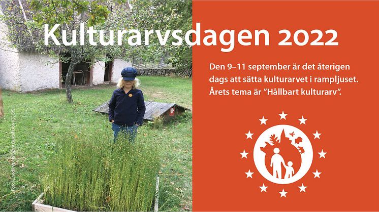 Kulturarvsdagen är Riksantikvarieämbetets årliga temadag som syftar till att synliggöra den bredd av kulturarv som finns i hela landet.  Foto: Ny Björn Gustafsson / CC BY. 