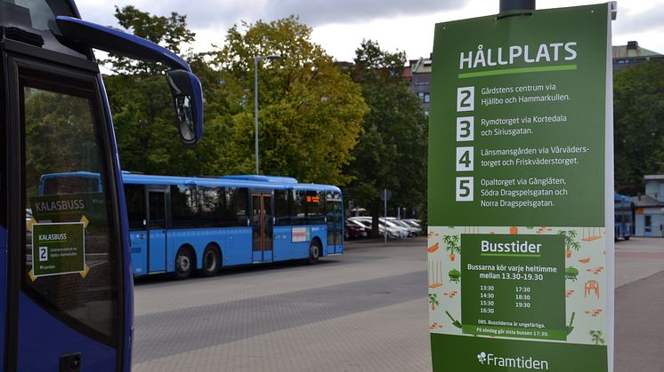Gratis bussresor till Kulturkalaset.