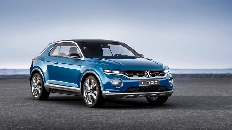 Världspremiär för T-ROC – ger vink om ny SUV-modell från Volkswagen