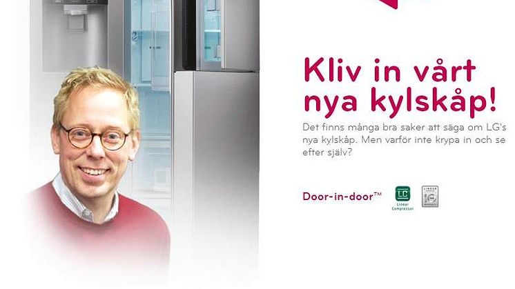 LG LANSERAR KYLSKÅPSKAMPANJEN ”THE INSIDE STORY” MED VÄRLDENS FÖRSTA TWITTRANDE KYLSKÅP