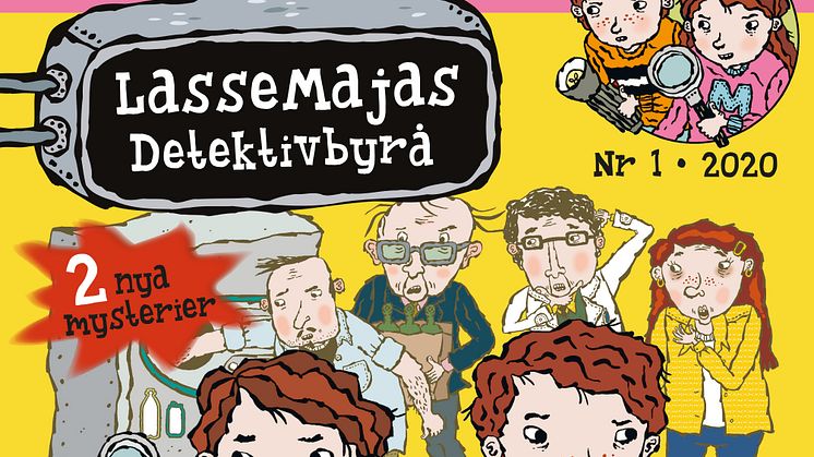 Omslag LasseMaja serietidning nr 01 2020
