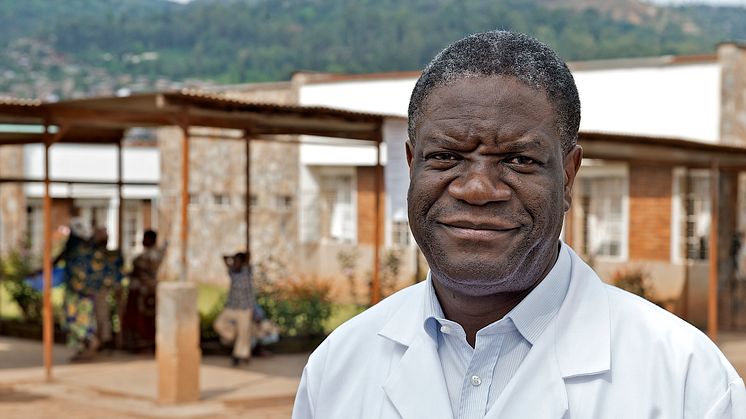 Fredspristagaren Denis Mukwege kommer till Waterfront Congress i Stockholm, på inbjudan av sina samarbatspartner PMU och Läkarmissionen. Foto: Torleif Svensson/Läkarmissionen