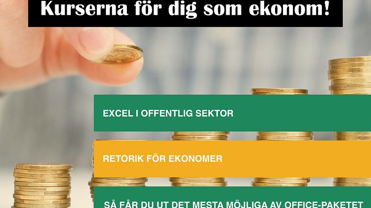 Kurserna för dig som ekonom!