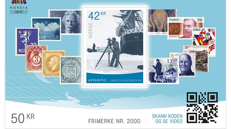 Dette miniatyrarket ble gitt ut 23. august for å markere frimerke nummer 2000.
