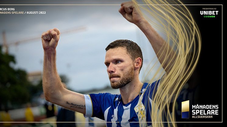 Marcus Berg och Viktor Granath är Månadens Spelare i augusti