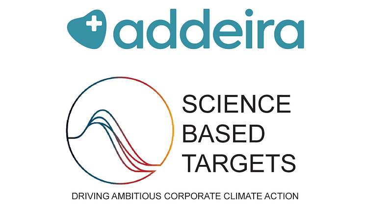 Addeira godkänns som medlem i Science Based Targets-initiativet