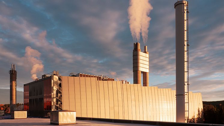 Det planlagte karbonfangstanlegget skal fange CO2 fra Celsios avfallsforbrenningsanlegg på Klemetsrud i Oslo | Foto: Hafslund Oslo Celsio, Einar Aslaksen