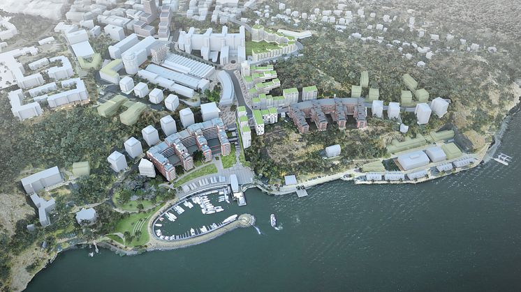 BSK Arkitekter gör Nacka Strand till en levande stad