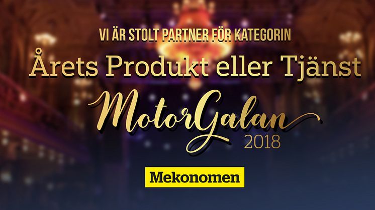 Mekonomen prisar innovation på Motorgalan