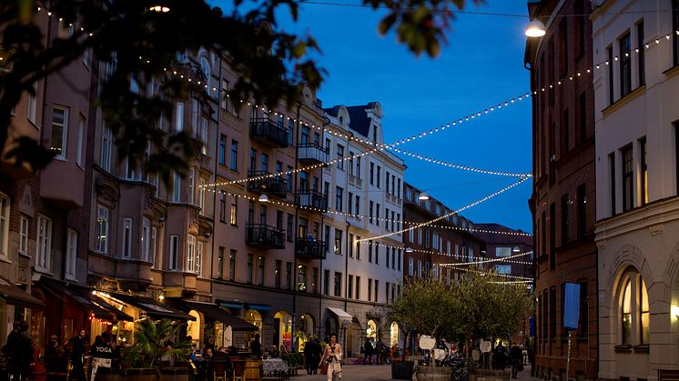 Friisgatan som gågata. Foto: Jimmy Arvidsson 