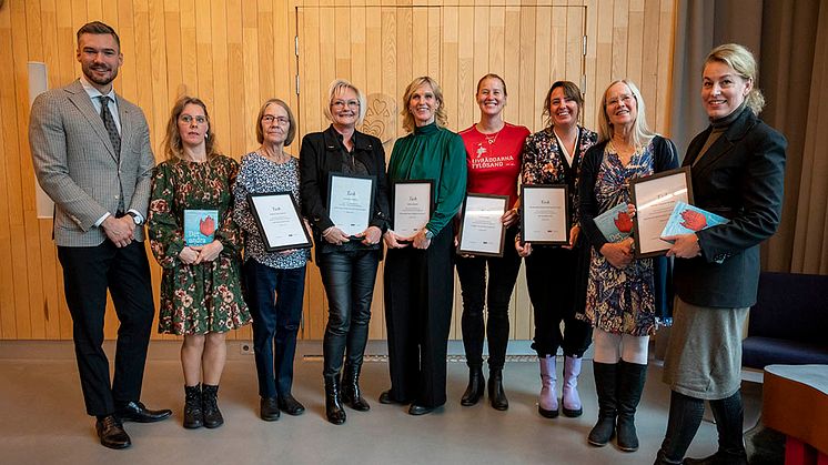 Stefan Pålsson (S), Jessica Johansson, Birgit Blomqvist, Eva-Carin Lindgren, Marion Eckardt, Louise Brädde, Lisa Wall, Annika Lindén och Matilda Sommelius (representerar Märtha Pastorek Gripson).