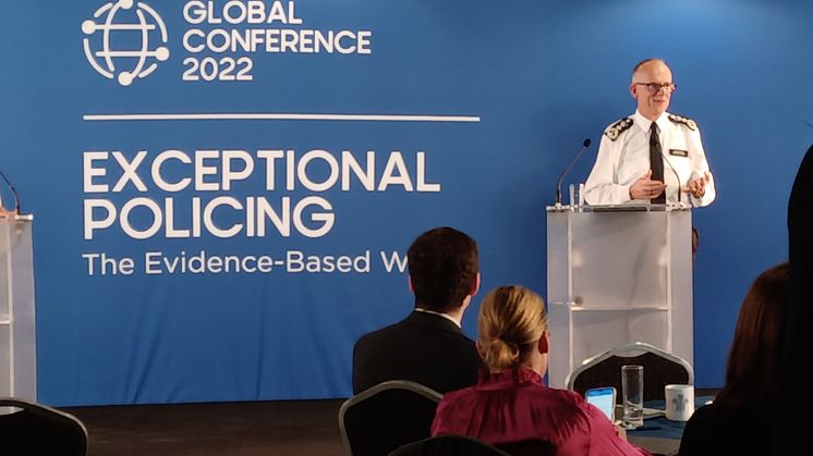 [Sir Mark Rowley addressing the Exceptional Policing conference] 