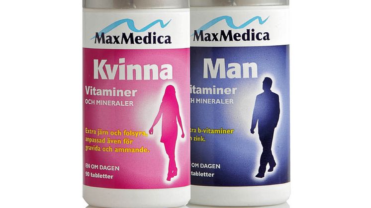 MaxMedica sväljtabletter Kvinna och Man 