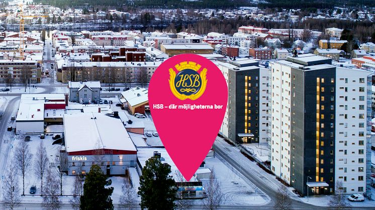 HSB planerar för cirka 70 nybyggda bostadsrätter i centrala Skellefteå