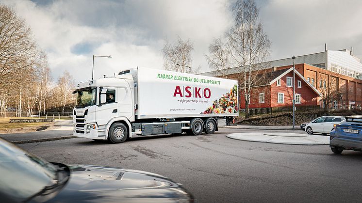 Scania leverer elektriske lastebiler i Norge