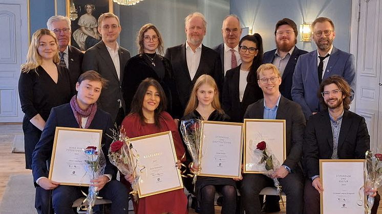 Årets stipendiater och pristagare firades på Edsbergs slott i Sollentuna.
