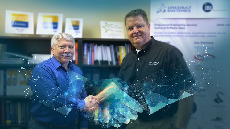 (Left) Bryan Lane | President JBL Technologies and (Right) Blake Herman Director | TECHNIA North America