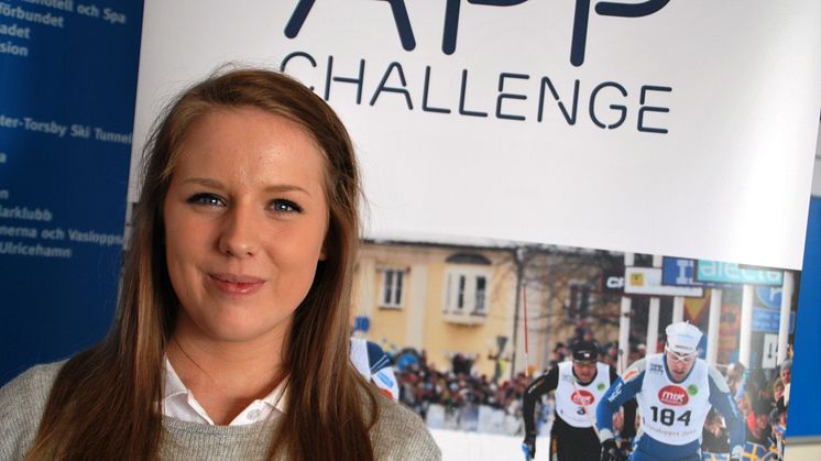 22-åriga Malin vann Vasaloppet App Challenge