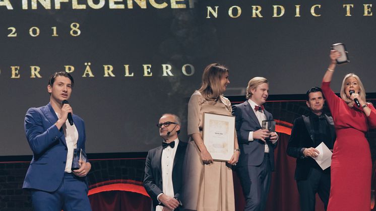 Alexander Pärleros, Årets digitala influencer 2018 & Nordic Tech House, Årets eQualizer 2018.