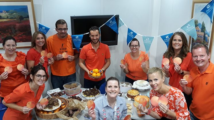 Fred. Olsen staff raise over £280 as part of Alzheimer’s Research UK’s ‘Share the Orange’ campaign