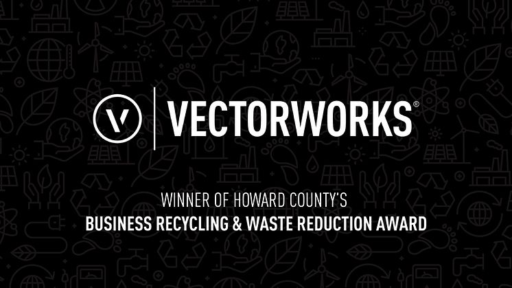 Vectorworks, Inc. Wins Howard County’s Business Recycling and Waste Reduction Award