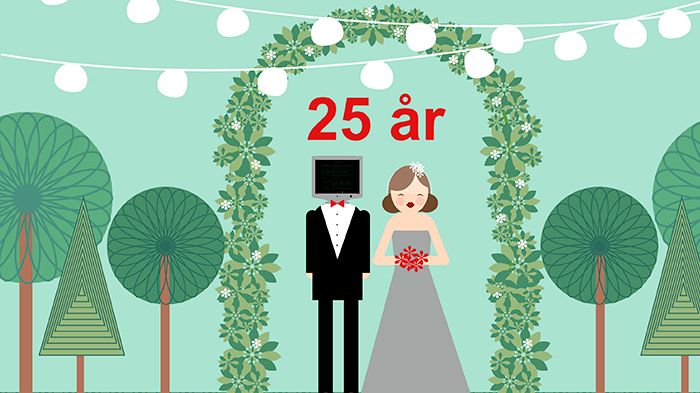 Verdens første hjemmeside fejrer sølvbryllup