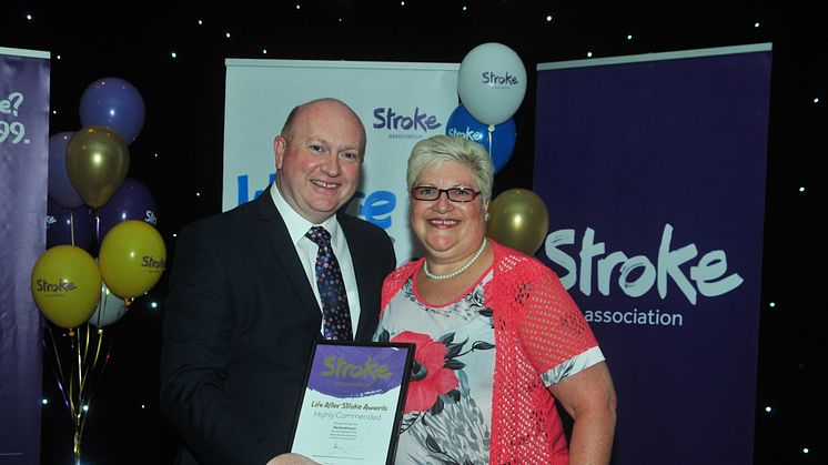 ​Gateshead stroke survivor receives regional recognition